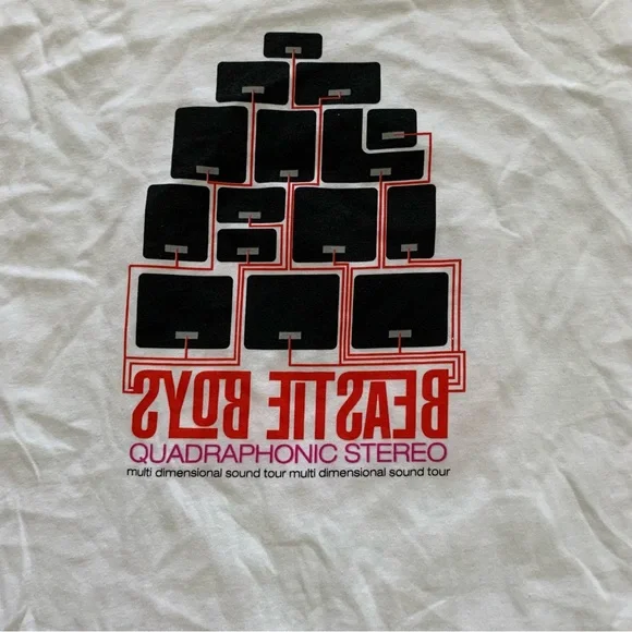 Vintage Beastie Boys 1995 Original Quadraphonic Stereo Tour Teeshirt - Picture 6 of 11